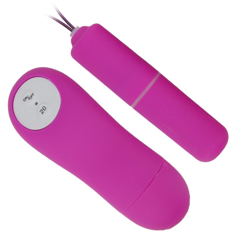 BAILE - CALCINHA FIO DENTAL COM VIBRADOR E CONTROLO ROXA