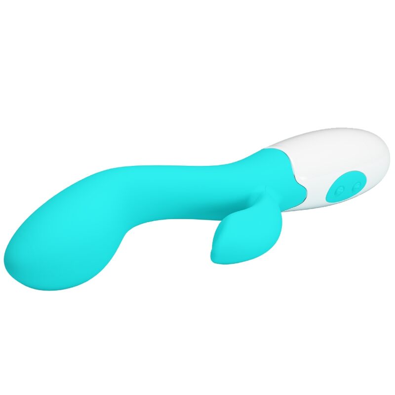 PRETTY LOVE - VIBRADOR DE PUNTO G BRILLANTE VERDE AGUA
