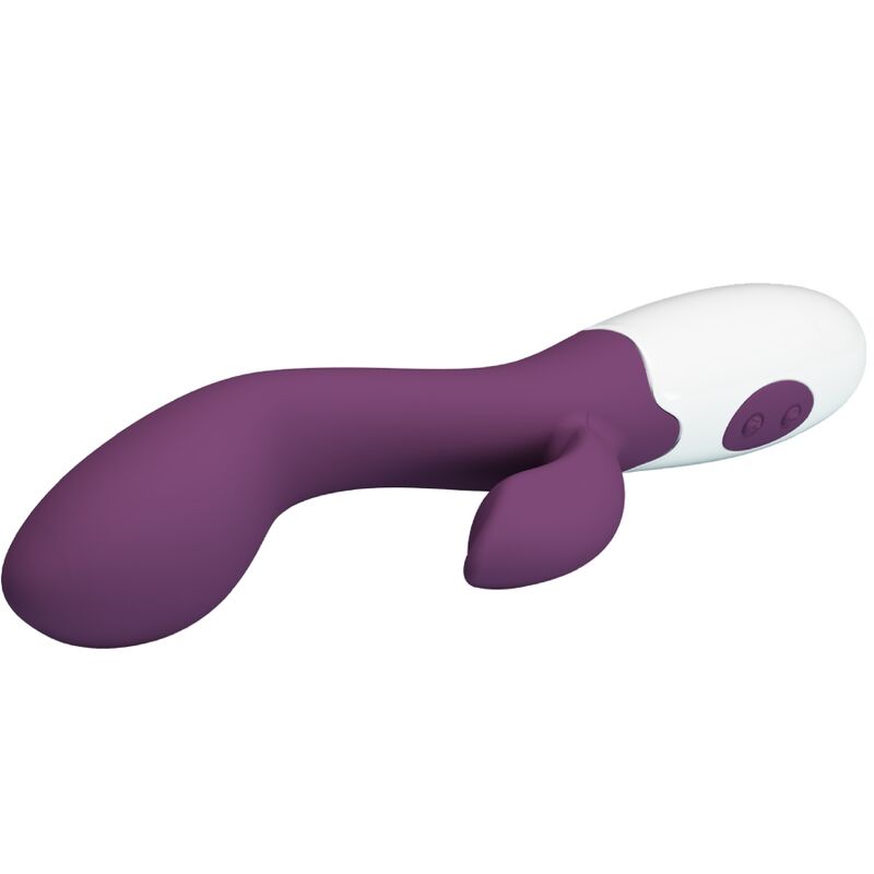 PRETTY LOVE - VIBRADOR PUNTO G BRILLANTE MORADO