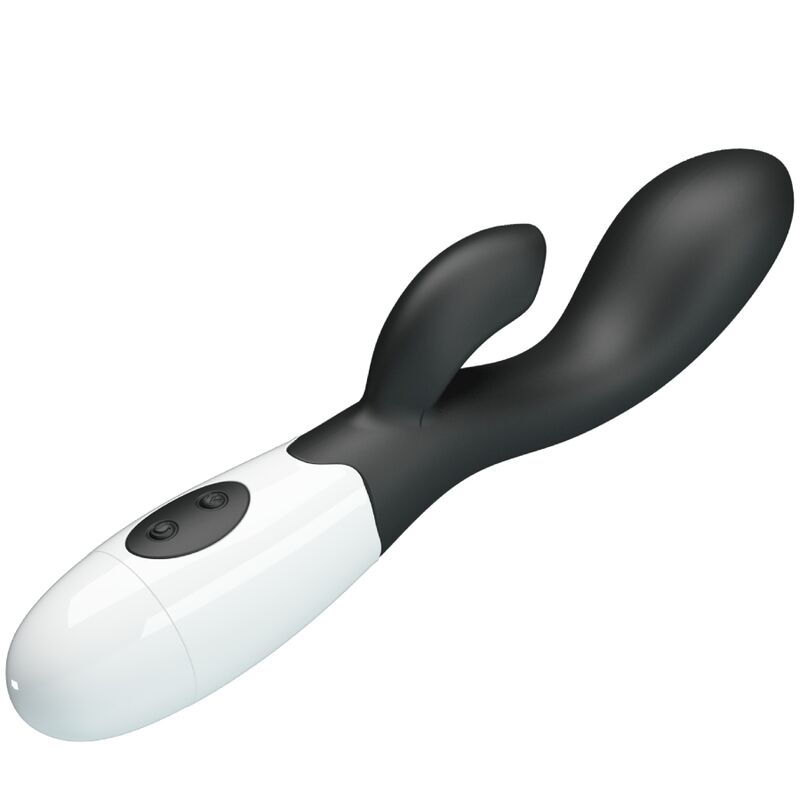 PRETTY LOVE - VIBRADOR DE PUNTO G BRILLANTE NEGRO