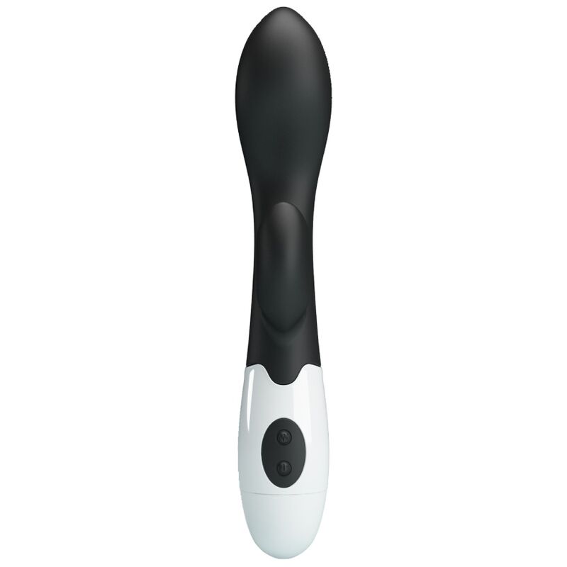 PRETTY LOVE - VIBRADOR DE PUNTO G BRILLANTE NEGRO