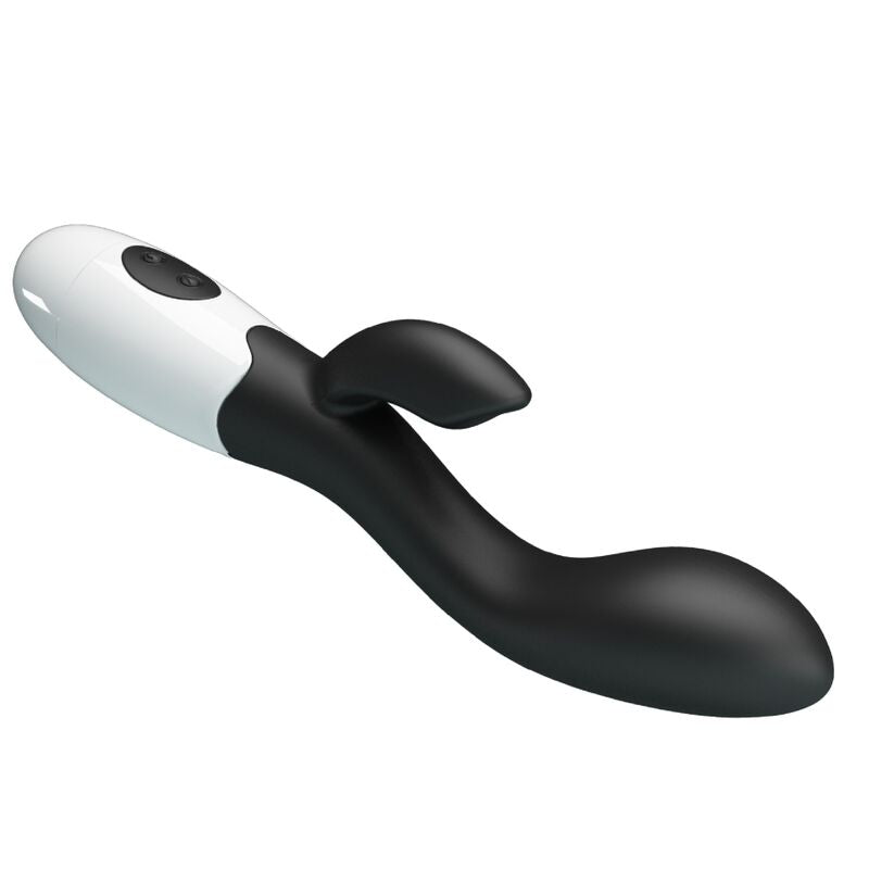 PRETTY LOVE - VIBRADOR DE PUNTO G BRILLANTE NEGRO