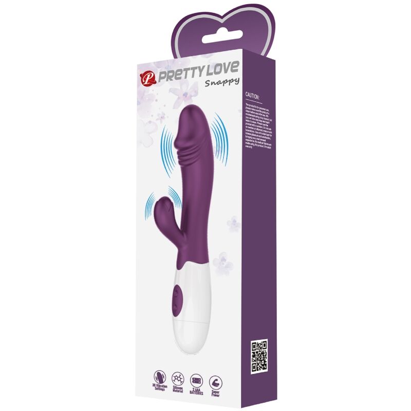 PRETTY LOVE - VIBRADOR PUNTO G RÁPIDO MORADO