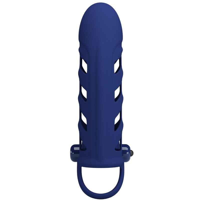 PRETTY LOVE - ANEL VIBRADOR ALTAF COM CAPA EM SILICONE AZUL