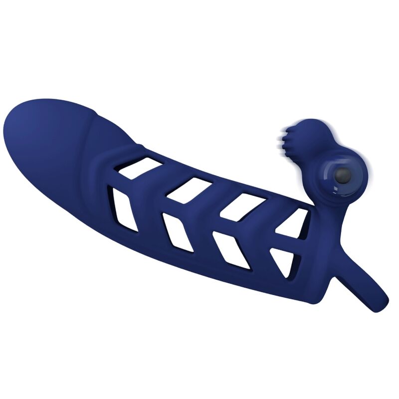 PRETTY LOVE - ANEL VIBRADOR ALTAF COM CAPA EM SILICONE AZUL