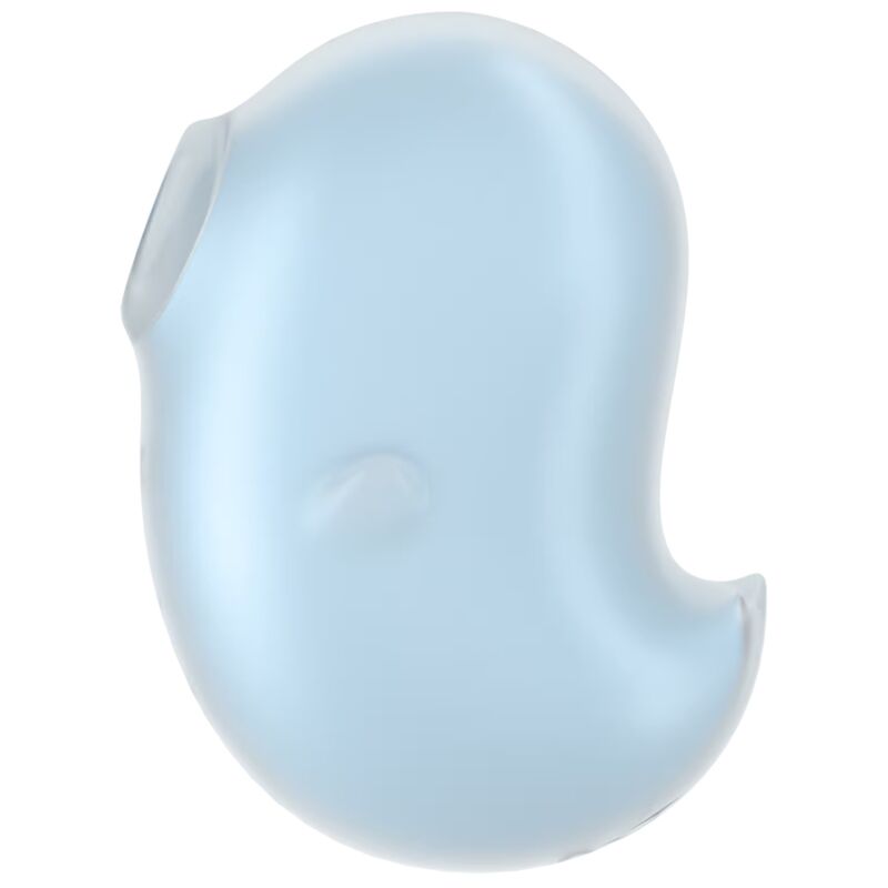 SATISFYER - CUTIE GHOST VIBRADOR DE APLICACIÓN AZUL CLARO