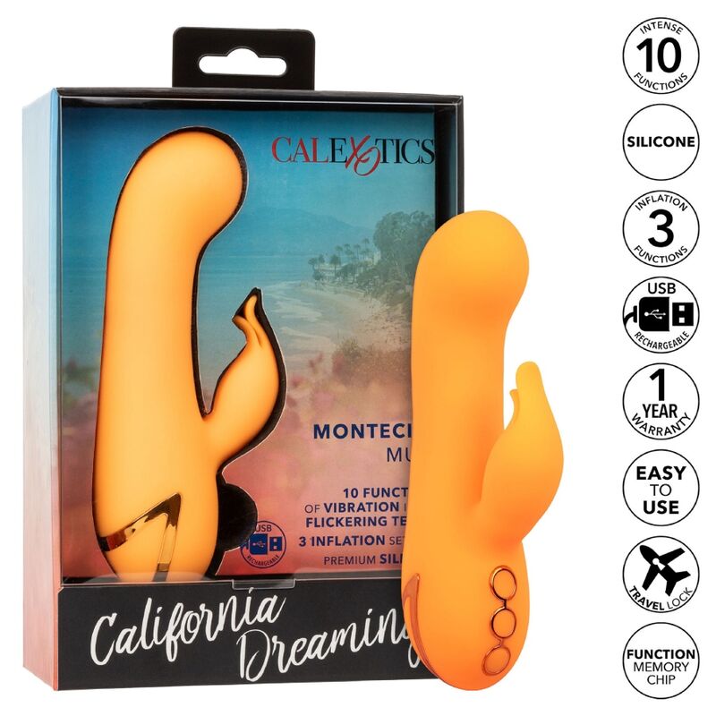 CALEXOTICS - MONTECITO MUSE VIBRADOR CONEJO NARANJA DE CALIFORNIA DREAMING