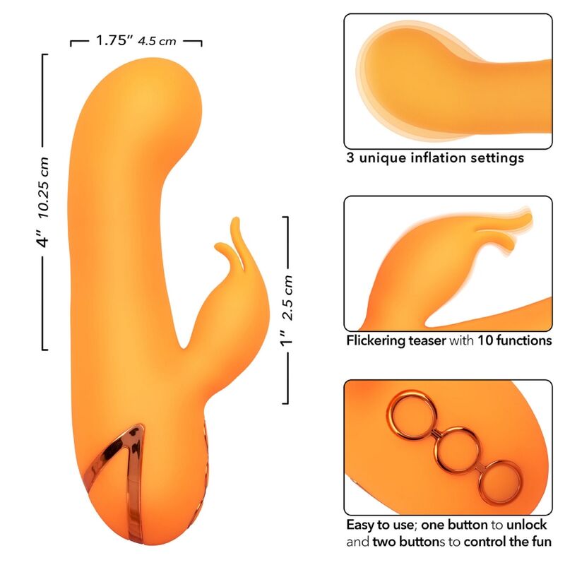 CALEXOTICS - MONTECITO MUSE VIBRADOR CONEJO NARANJA DE CALIFORNIA DREAMING