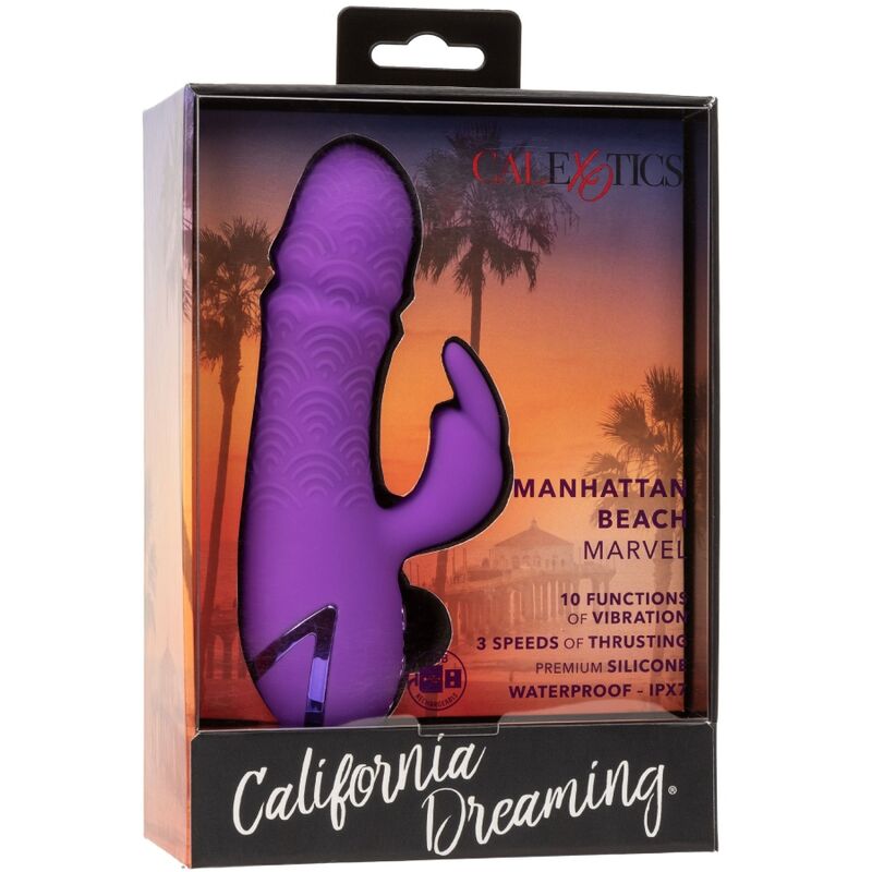 CALEXOTICS - MANHATTAN BEACH MARVEL VIBRADOR CONEJO MORADO DE CALIFORNIA DREAMING