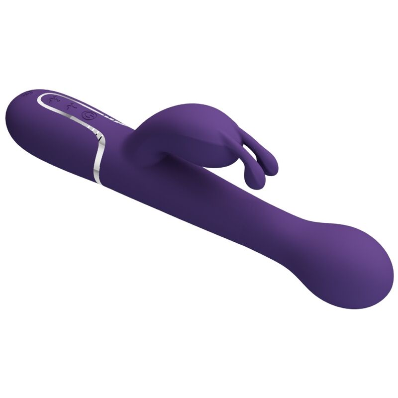PRETTY LOVE - VIBRADOR DEJON RABBIT 3 EM 1 MULTIFUNCIONAL ROXO