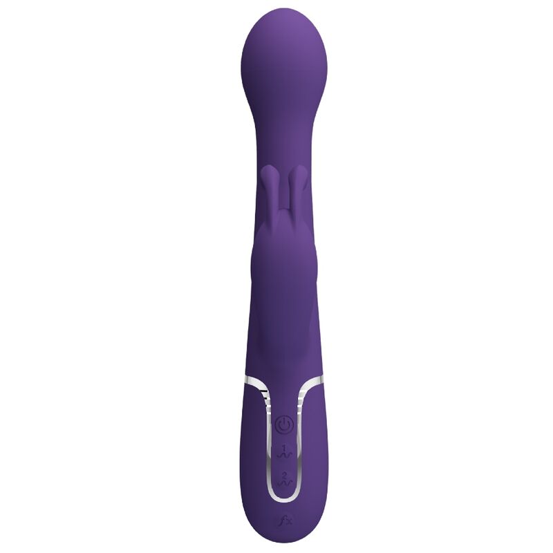 PRETTY LOVE - VIBRADOR DEJON RABBIT 3 EM 1 MULTIFUNCIONAL ROXO