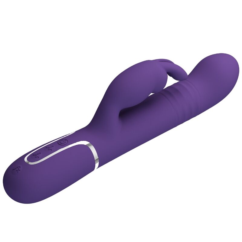 PRETTY LOVE - VIBRADOR COALE RABBIT 4 EN 1 MORADO