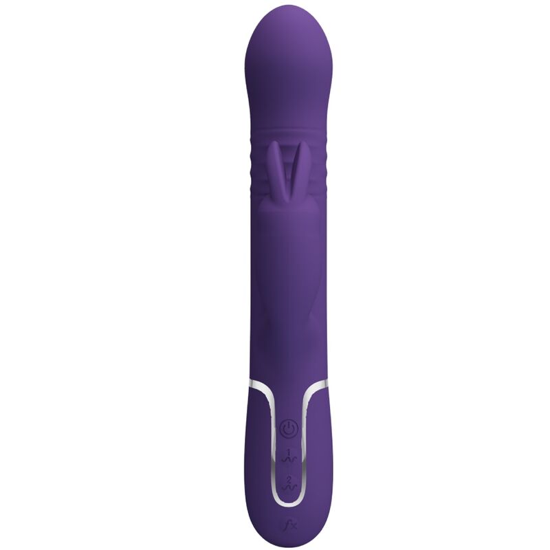PRETTY LOVE - VIBRADOR COALE RABBIT 4 EN 1 MORADO