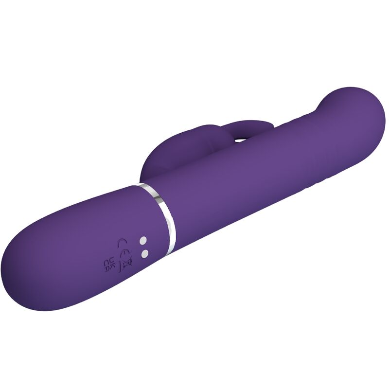 PRETTY LOVE - VIBRADOR COALE RABBIT 4 EN 1 MORADO