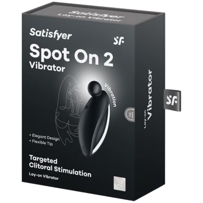 SATISFYER - SPOT ON 2 VIBRADOR DE APLICACIÓN NEGRO