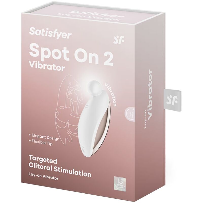 SATISFYER - SPOT ON 2 VIBRADOR DE APLICACIÓN BLANCO
