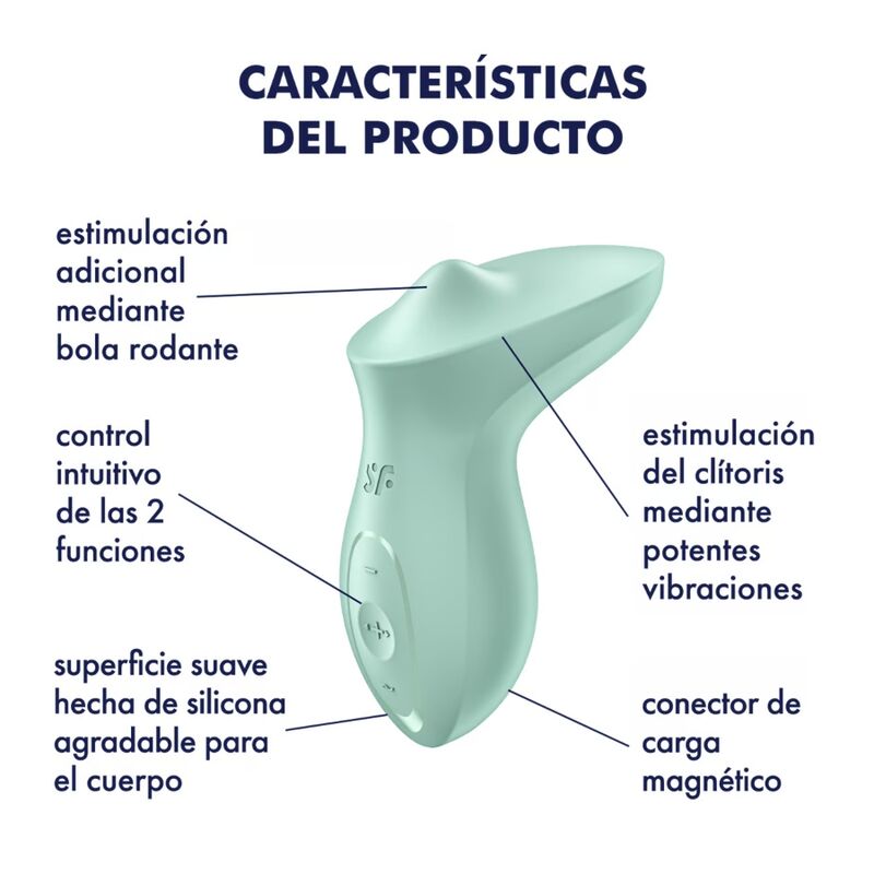 SATISFYER - EXCITERRR VIBRADOR DE MENTA PARA CLITORIS