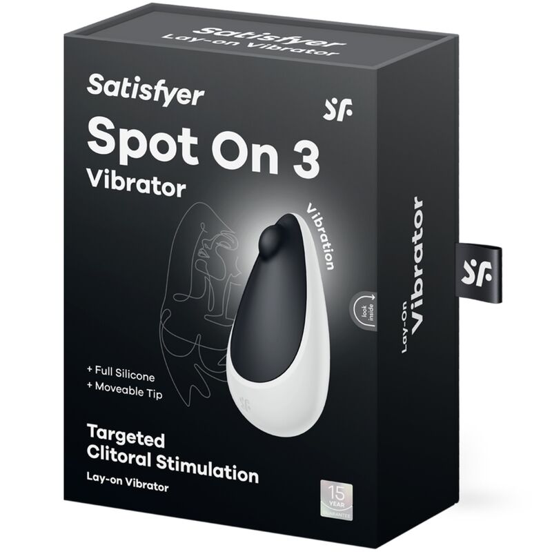SATISFYER - SPOT ON 3 ESTIMULADOR DE CLITÓRIS PRETO