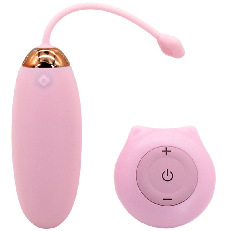 ARMONY - KITTY FUN EGG VIBRATOR COM CONTROLO REMOTO, 10 VIBRAÇÕES, ROSA