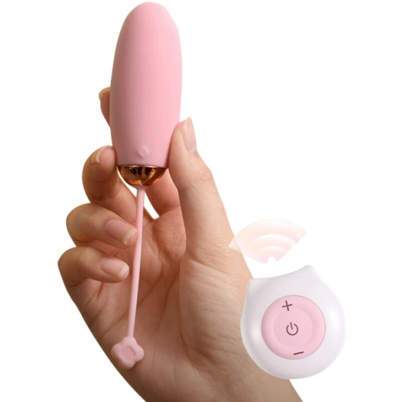 ARMONY - KITTY FUN EGG VIBRATOR COM CONTROLO REMOTO, 10 VIBRAÇÕES, ROSA