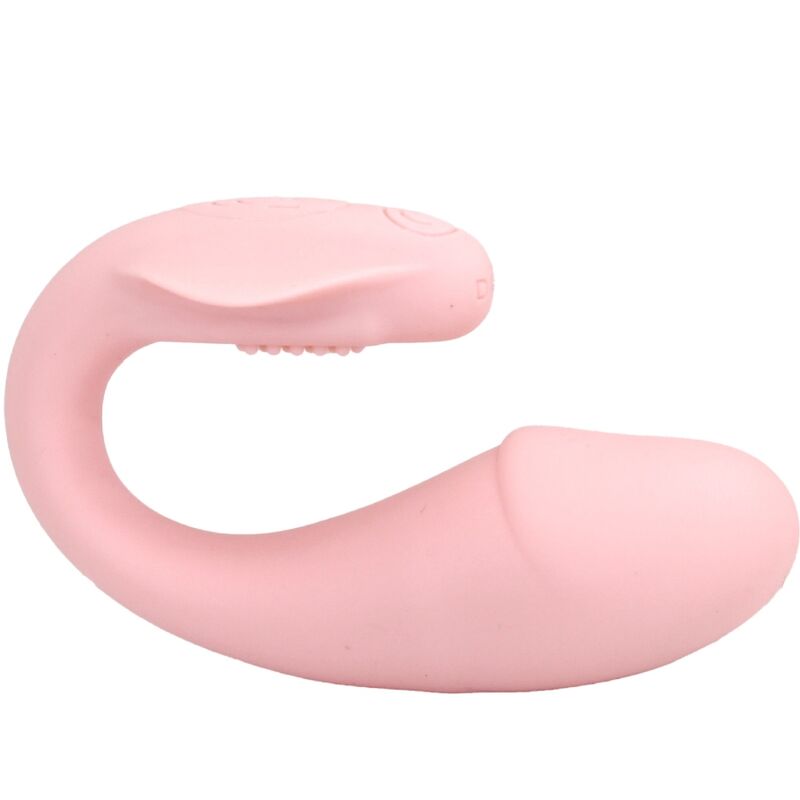 ARMONY - FRESHFUN CICI VIBRADOR DE ENCAIXE COM CONTROLO REMOTO E APLICAÇÃO 10 VIBRAÇÕES ROSA