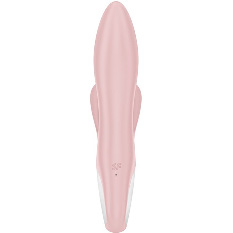 SATISFYER - BOMBA DE AR ​​COELHO 3 VIBRADOR INSUFLÁVEL EM FORMA DE COELHO ROSA