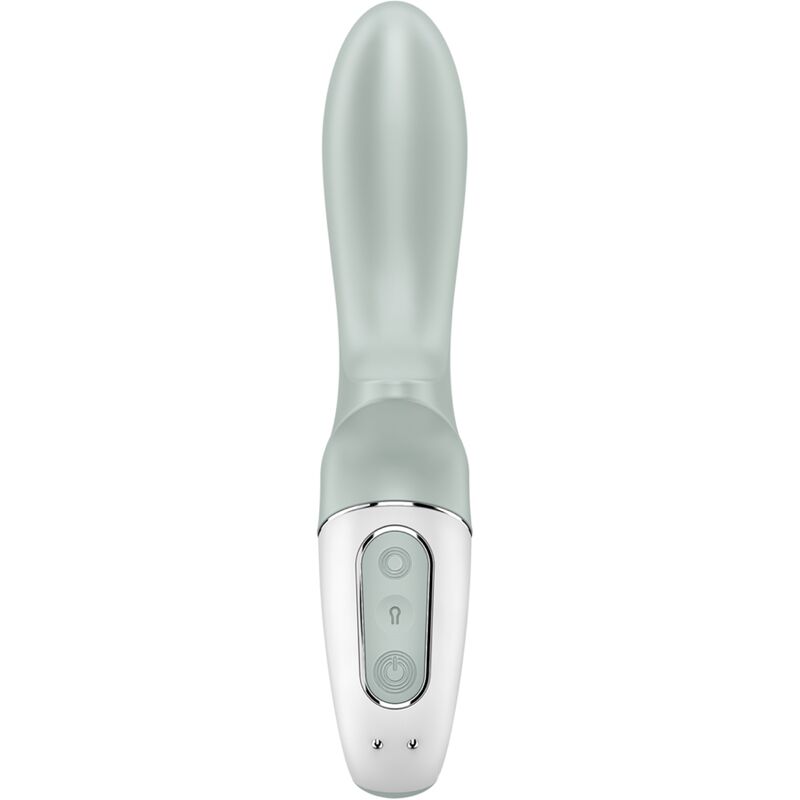 SATISFYER - BOMBA DE AR ​​BOOTY 3 VIBRADOR ANAL INSUFLÁVEL CINZA-VERDE