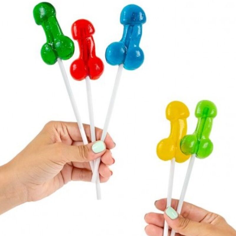 SECRETPLAY - DISPLAY SURTIDO PIRULETAS PENE CON ALCOHOL 40 UNIDADES