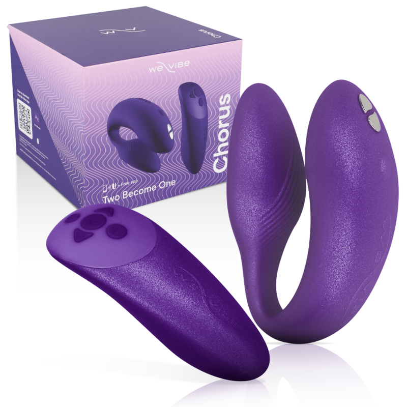 WE-VIBE - VIBRADOR CHORUS PARA PAREJAS CON CONTROL DE APRECIÓN COLOR LILA