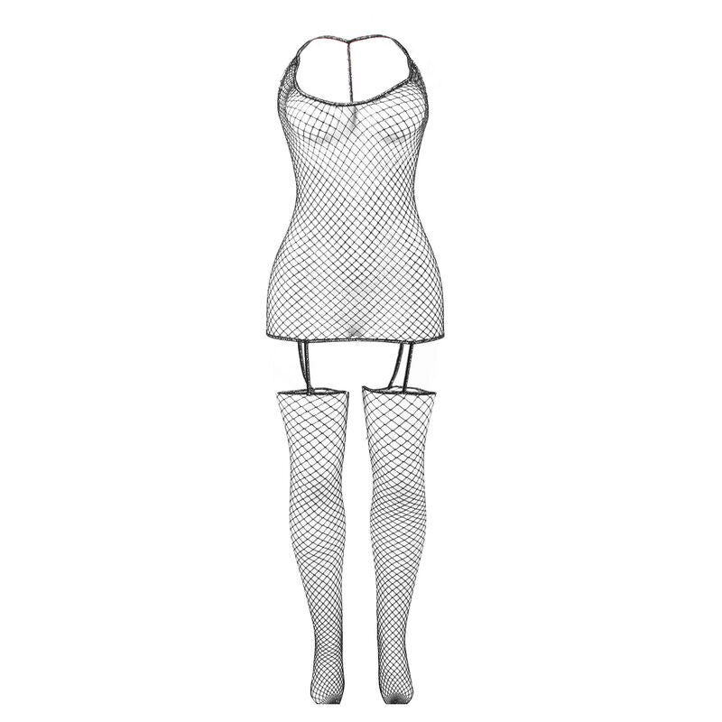 SUBBLIME - 951955 MEIA-CALÇA DE REDE BRILHANTE TAMANHO ÚNICO