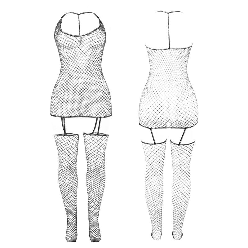 SUBBLIME - 951955 MEIA-CALÇA DE REDE BRILHANTE TAMANHO ÚNICO