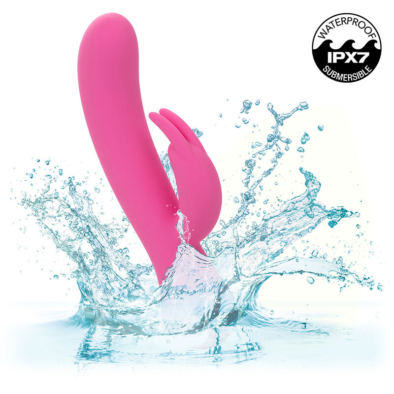 CALEXOTICS - VIBRADOR COELHO RECARREGÁVEL ROSA PARA PRIMEIRA UTILIZAÇÃO