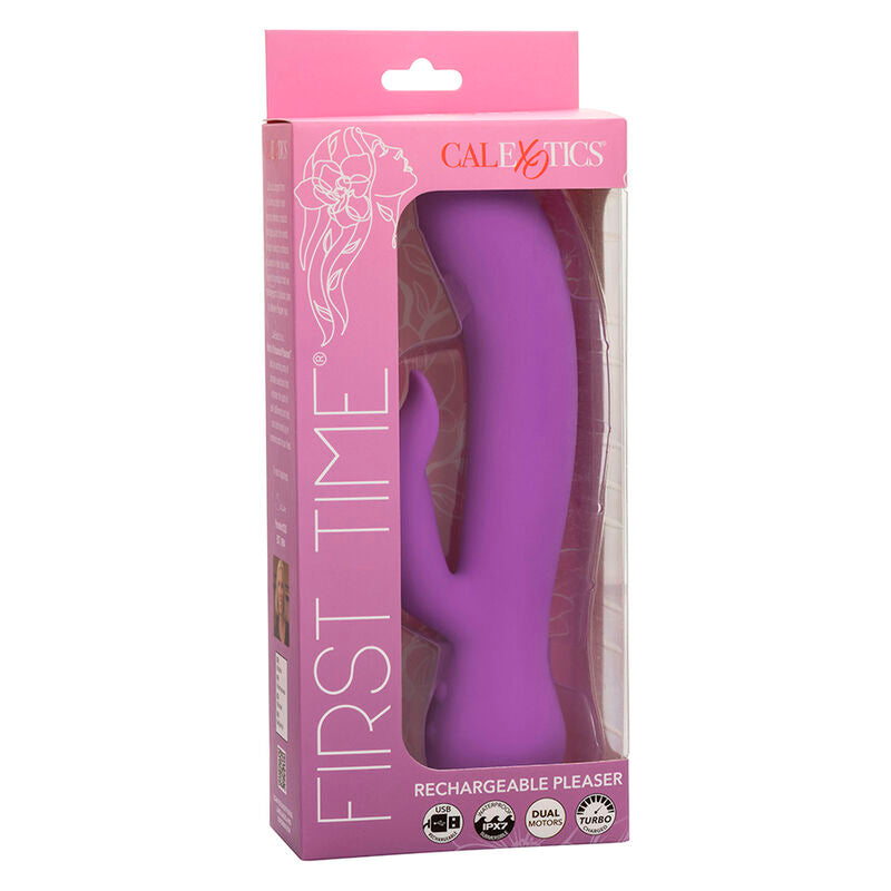 CALEXOTICS - VIBRADOR DE PLACERES RECARGABLE MORADO PARA PRIMERA VEZ