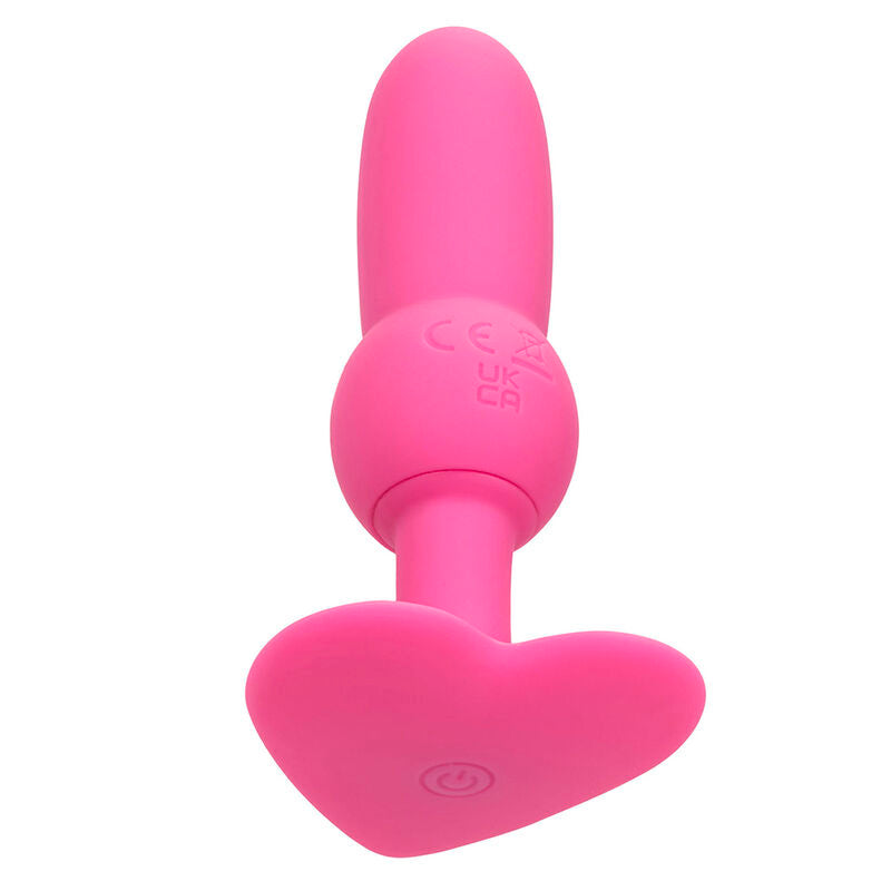 CALEXOTICS - FIRST TIME ANAL PLUG BEADED PROBE 10 VIBRATIONS PINK