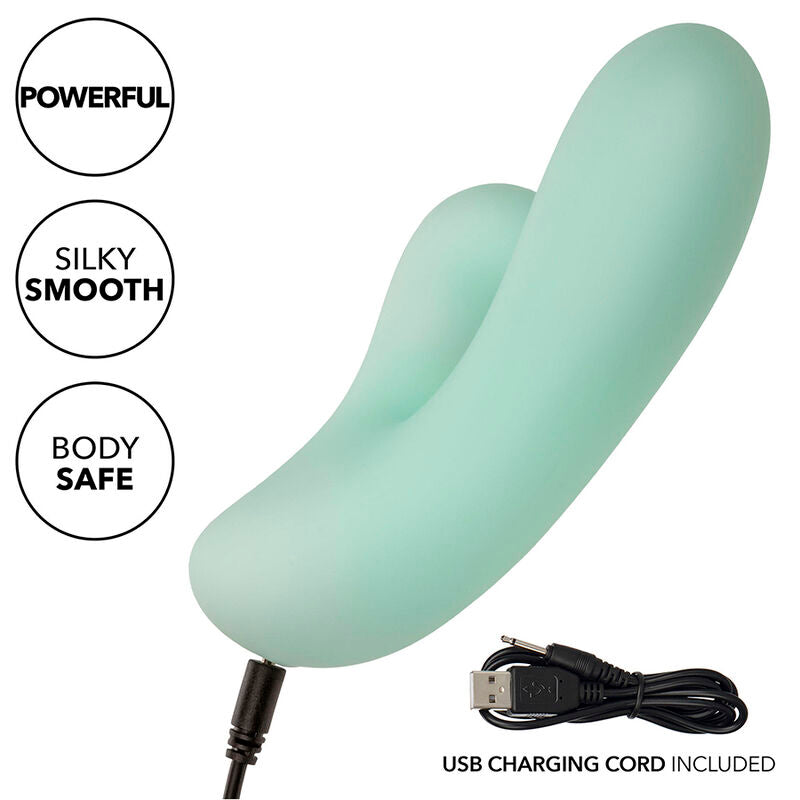CALEXOTICS - PACIFICA FIJI VIBRADOR E ESTIMULADOR PONTO G 10 VIBRAÇÕES ÁGUA