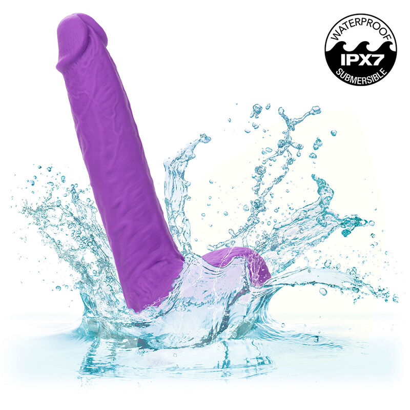CALEXOTICS - ESTUDANTES VIBRADOR RECARREGÁVEL E ROTATIVO 10 VIBRAÇÕES ROXO
