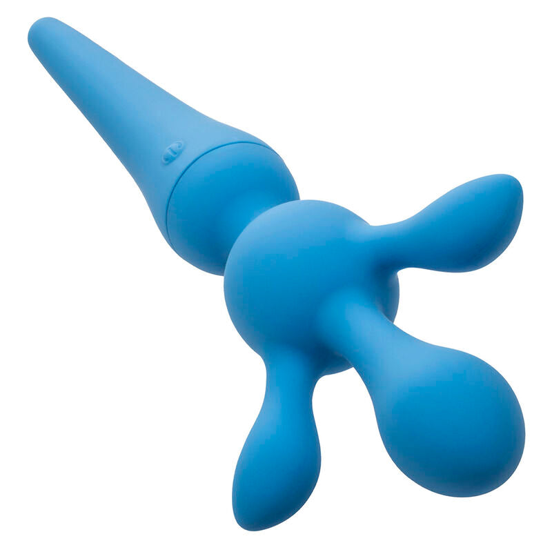 CALEXOTICS - KIT COUTURE VARILLA VIBRADORA 10 VIBRACIONES AZUL