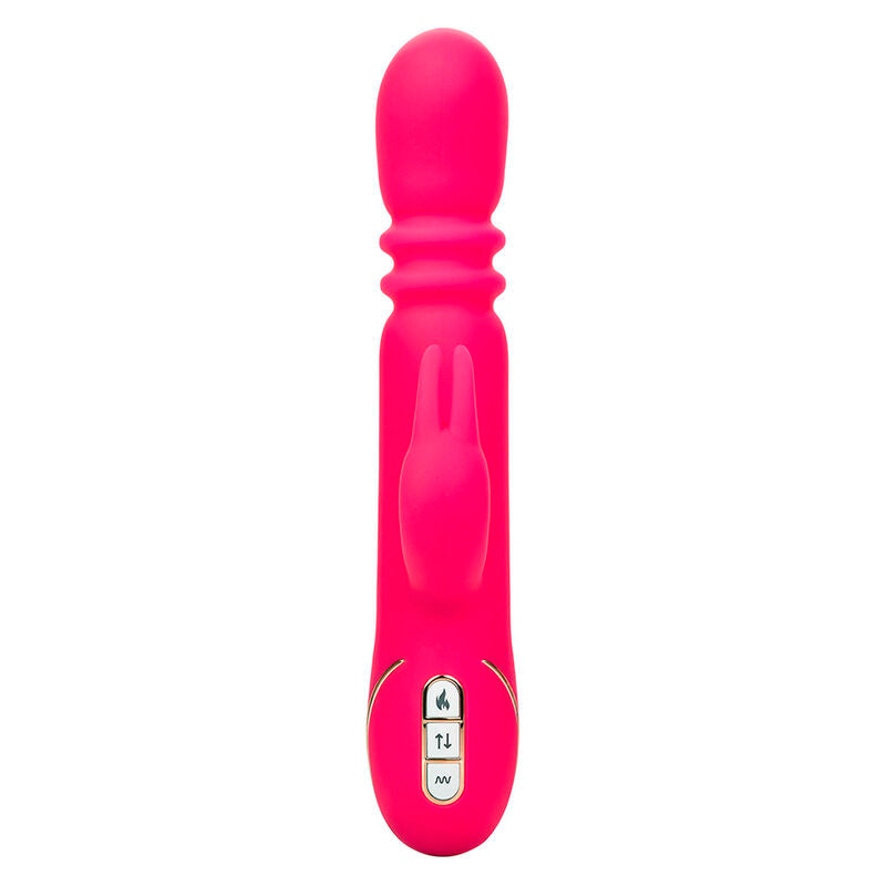 CALEXOTICS - JACK FANTASY VIBRADOR TRIPLO AQUECIDO ROSA COELHO