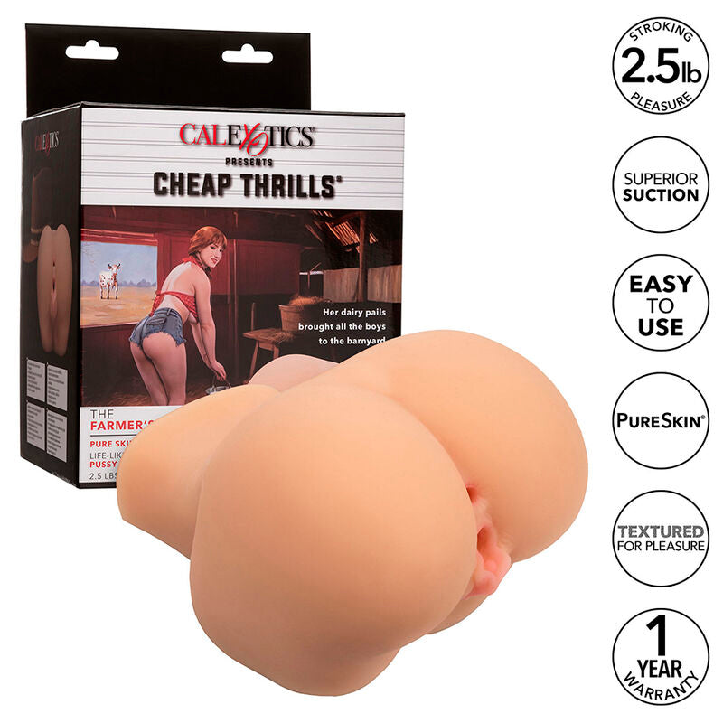 CALEXOTICS - LA HIJA DEL GRANJERO MASTURBADOR DOBLE REALISTA CARNE