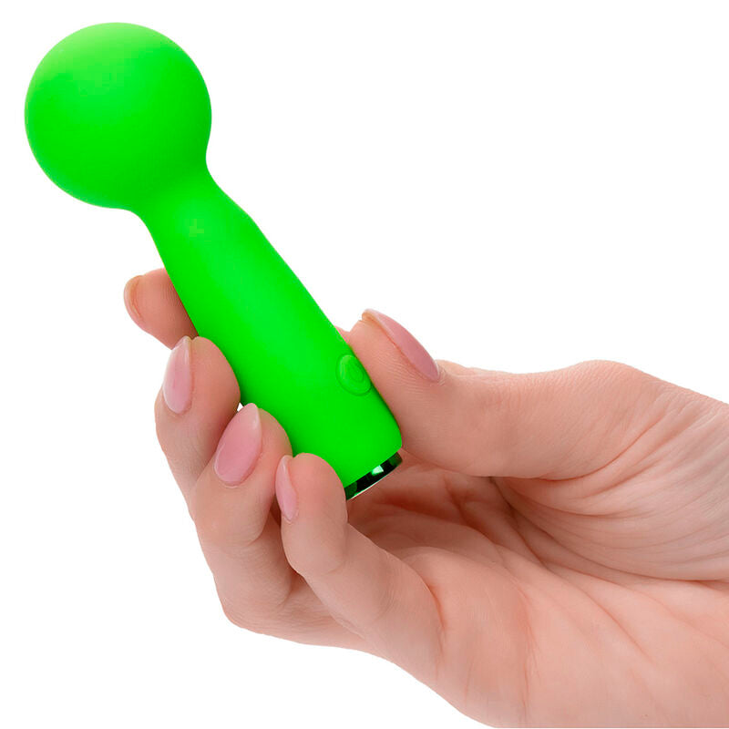 CALEXOTICS - NEON VIBES O MINI MASSAGEADOR BUBBLY VIBE COM 10 VIBRAÇÕES VERDE