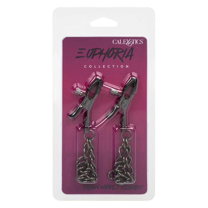 CALEXOTICS - PINZAS PARA PEZONES EUPHORIA CHAIN ​​14,5 CM