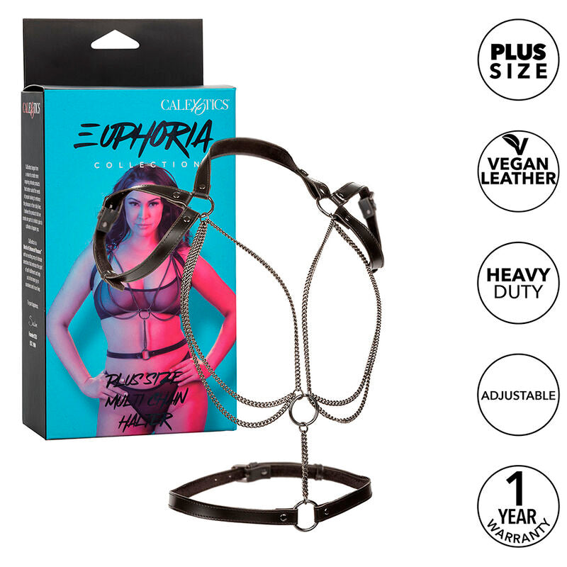 CALEXOTICS - CABRESTO MULTICHAIN ​​​​EUPHORIA PREMIUM PLUS SIZE
