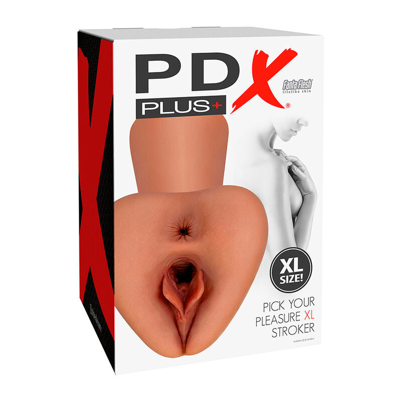 PDX PLUS - ESCOLHA O SEU PRAZER XL REALISTA CASTANHO