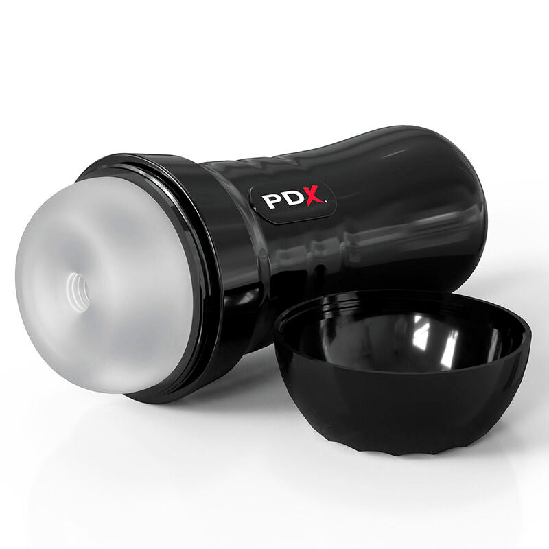PDX EXTREME - MASTURBADOR AUTOLUBRIFICANTE SLIDE &amp; GLIDE TRANSPARENTE