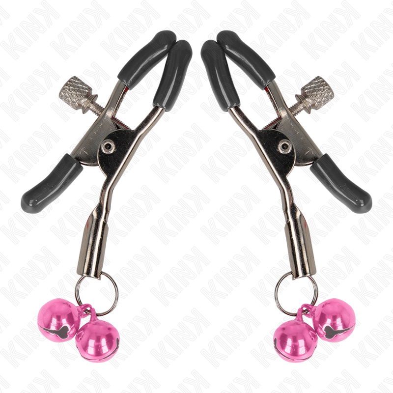 KINK - PRESILHA DE MAMILO DUPLA ROSA 6 CM