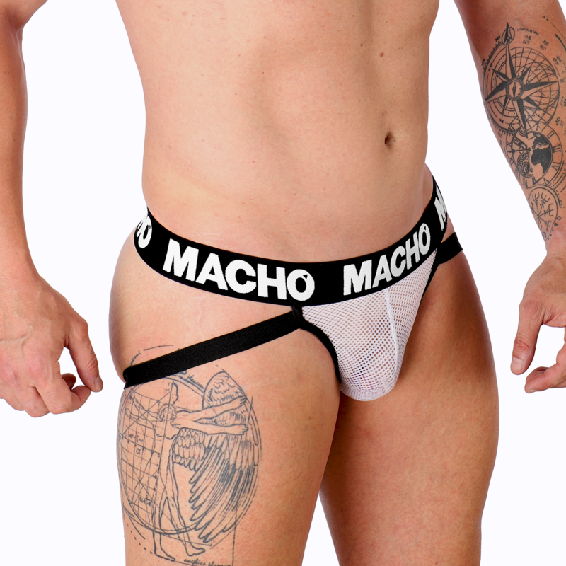 MACHO - MX26X1 JOCK GRID BRANCO G