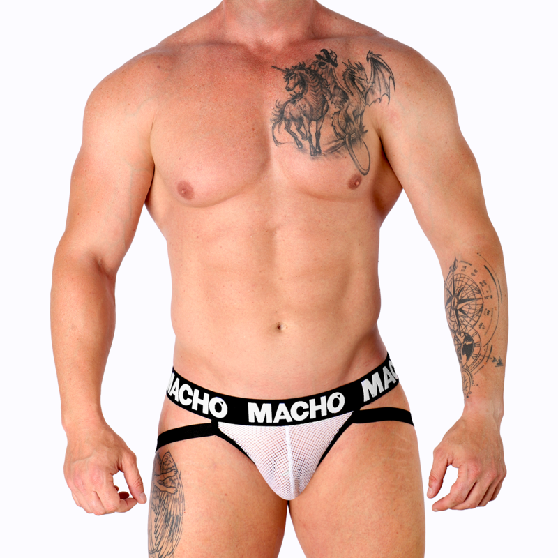 MACHO - MX26X1 JOCK GRID BRANCO G