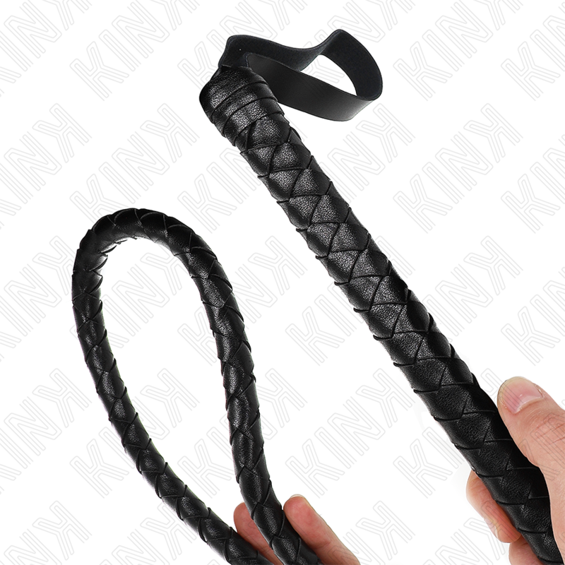 KINK - LÁTIGO LARGO DE SERPIENTE NEGRO 210 CM