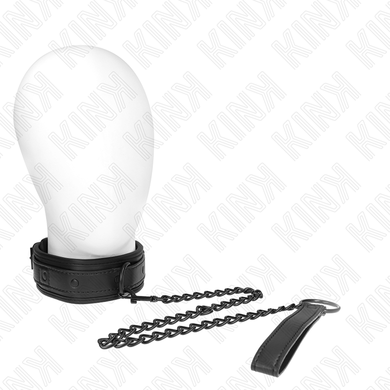 KINK - COLEIRA DE NEOPRENE PARA BONDAGE MODELO 2 COM CINTO 78 CM AJUSTÁVEL 37,5 X 49,5 CM