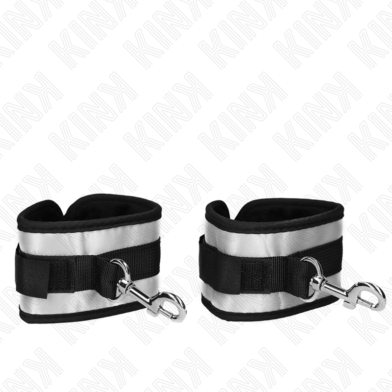KINK - ALGEMAS DE PULSO EM NEOPRENE CINZA 23 X 5 CM